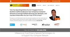 Desktop Screenshot of phoenixtechonline.com